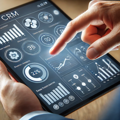 Close-up-of-a-tablet-screen-showing-a-user-interacting-with-a-CRM-interface.-The-interface-should-display-various-charts-graphs-and-data-points-wit-1 (2)